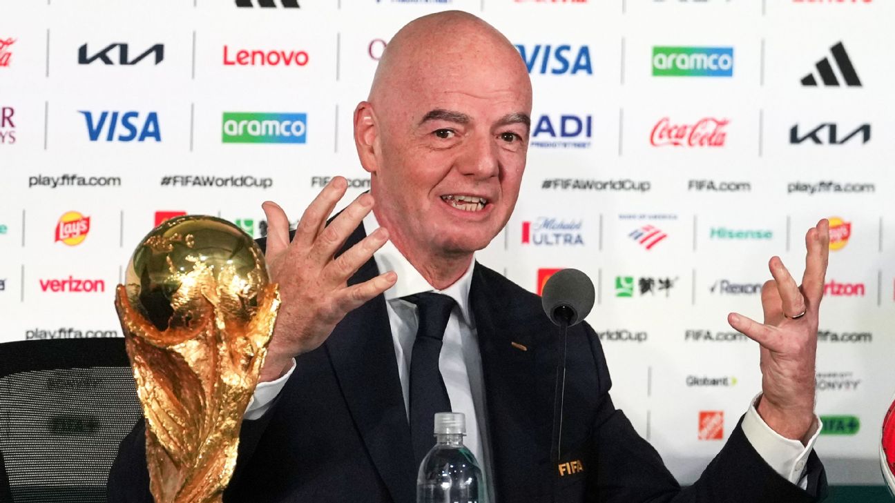 因扎吉谈世界杯签证与票价：FIFA称应冷静处理争议